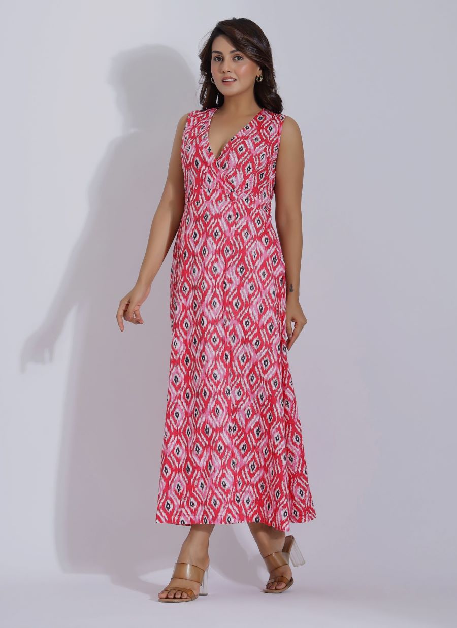 Women Long Cotton Maxi Dress for Summer