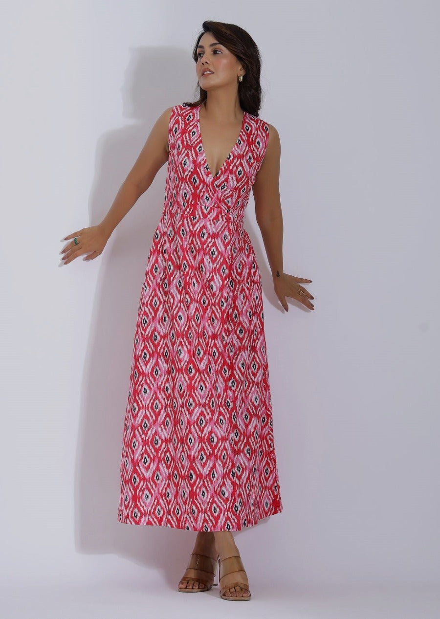 Women Long Cotton Maxi Dress For Summer