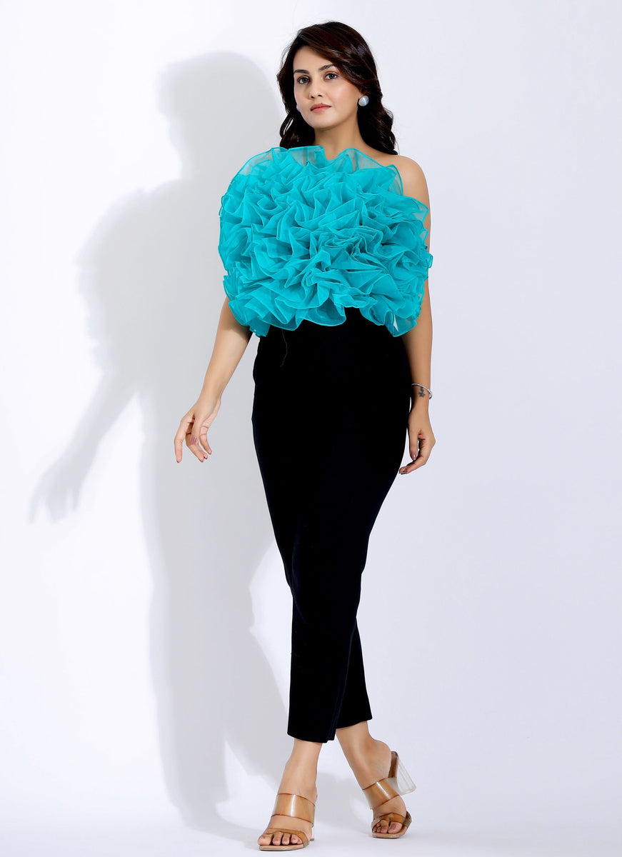 Doll Me Up Offshoulder Ruffle Organza Top – DrapeMe - Your Affordable place  for In-Trend clothing