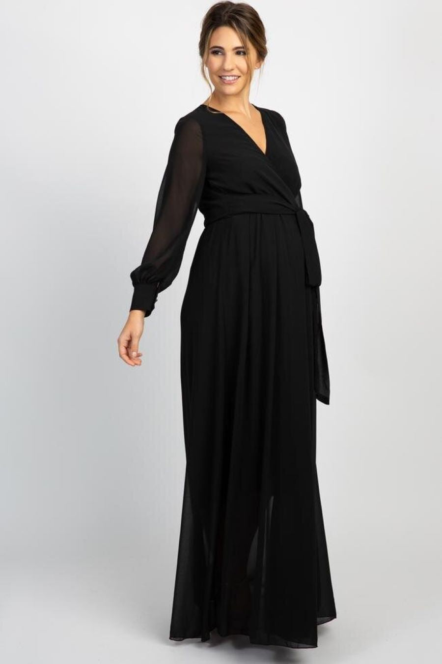 Black Maternity Elegance