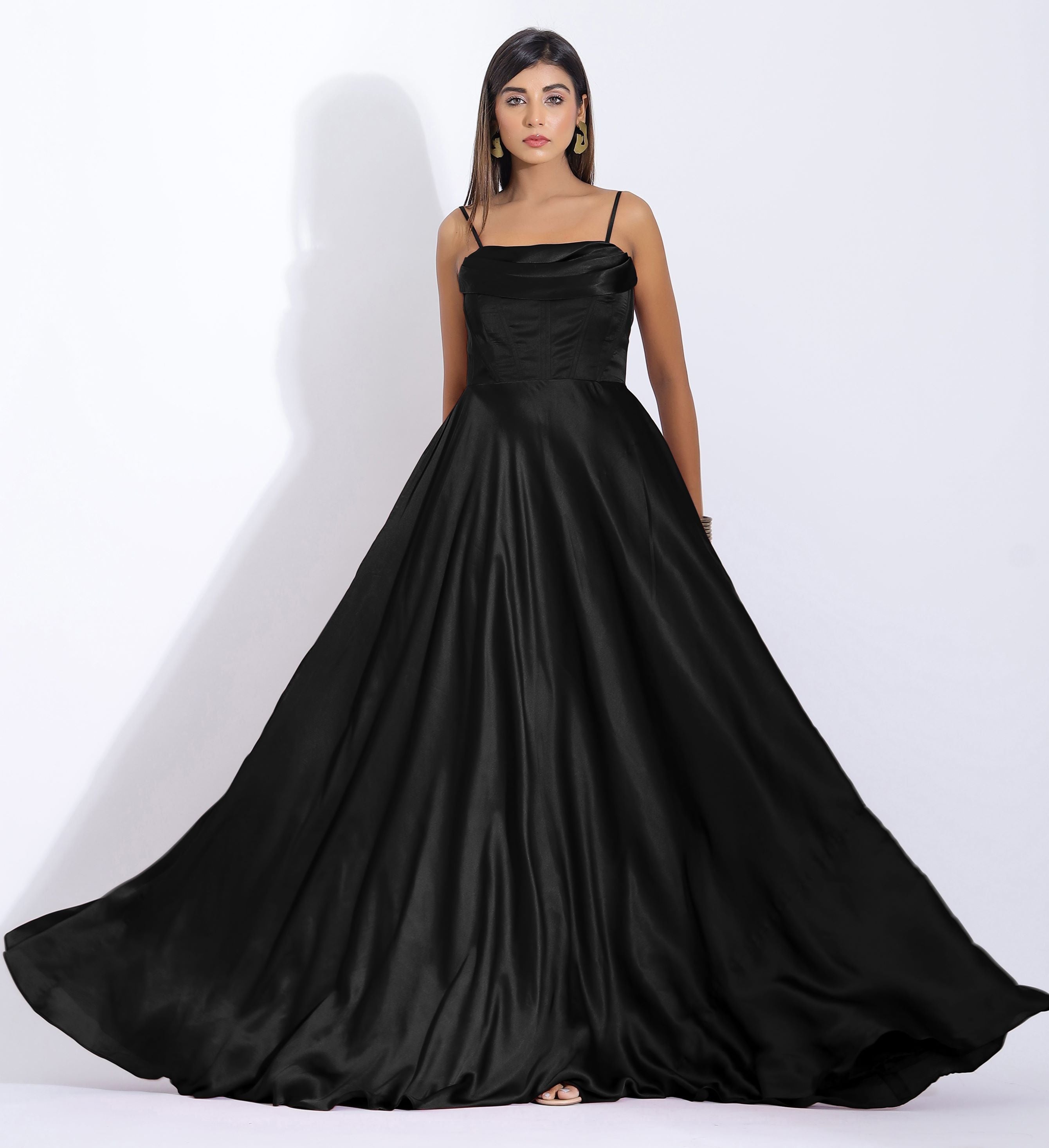 Black Corset Gown full