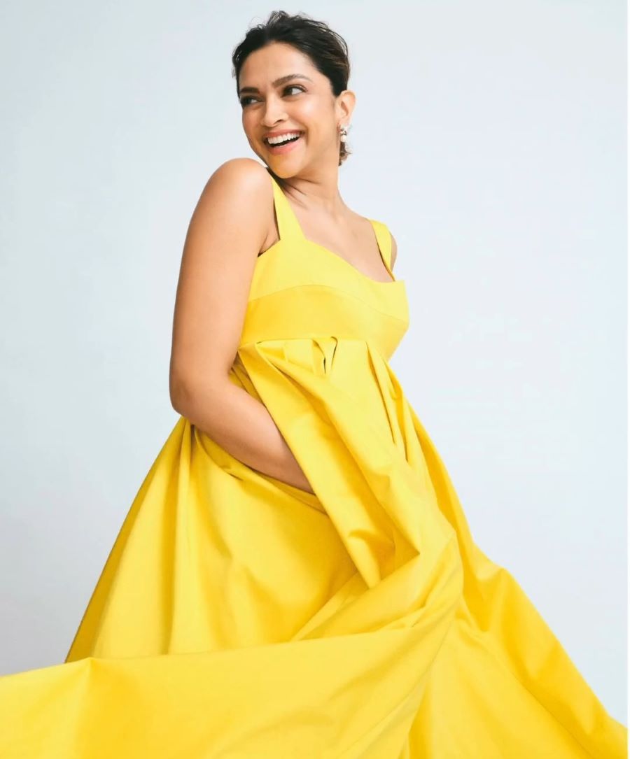 Deepika Padukone Maternity Maxi Dress