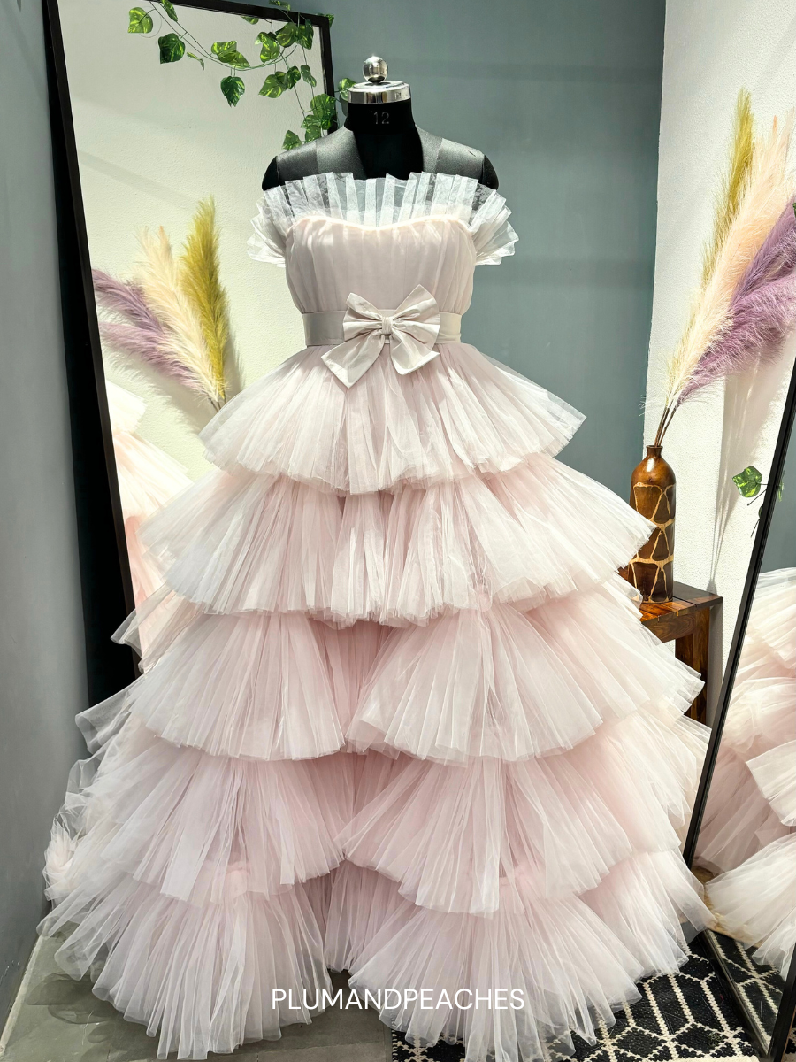 Fairy Tale Tiered Ruffle Gown