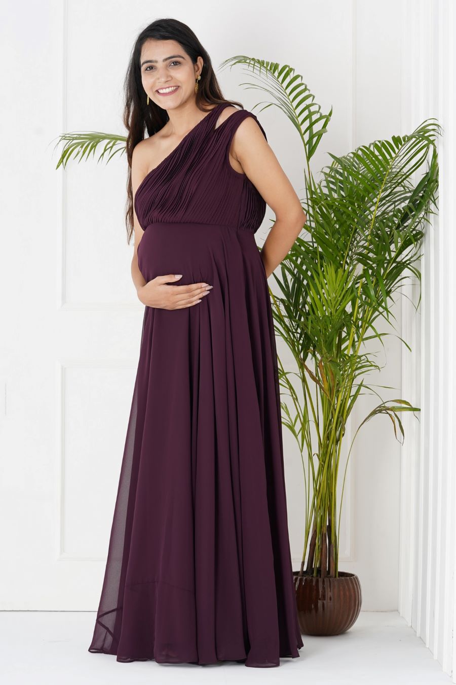 party wear dresses for pregnant ladies india Buy Baby Shower Dress Online India-3