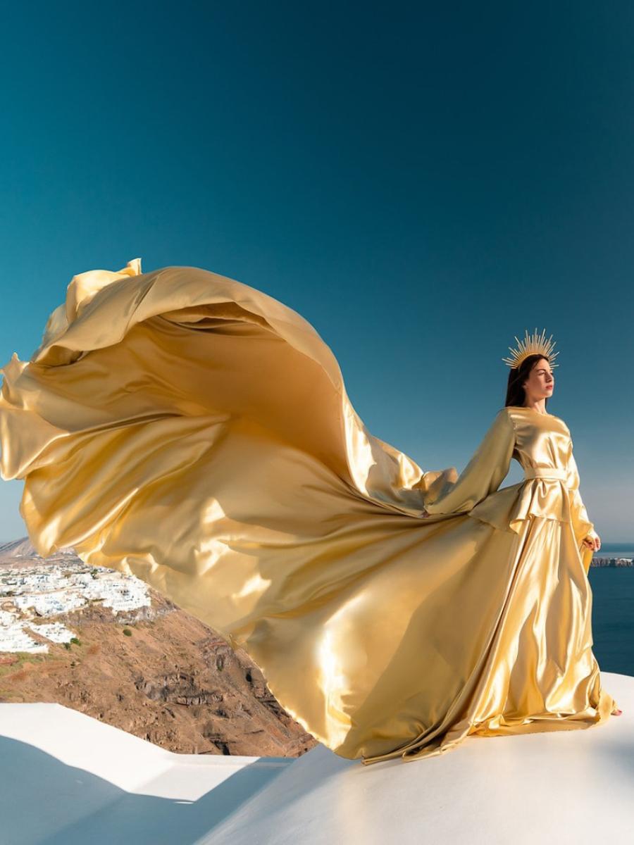 Golden Flying Dress