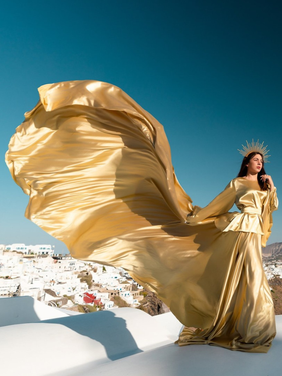 Golden Flying Dress