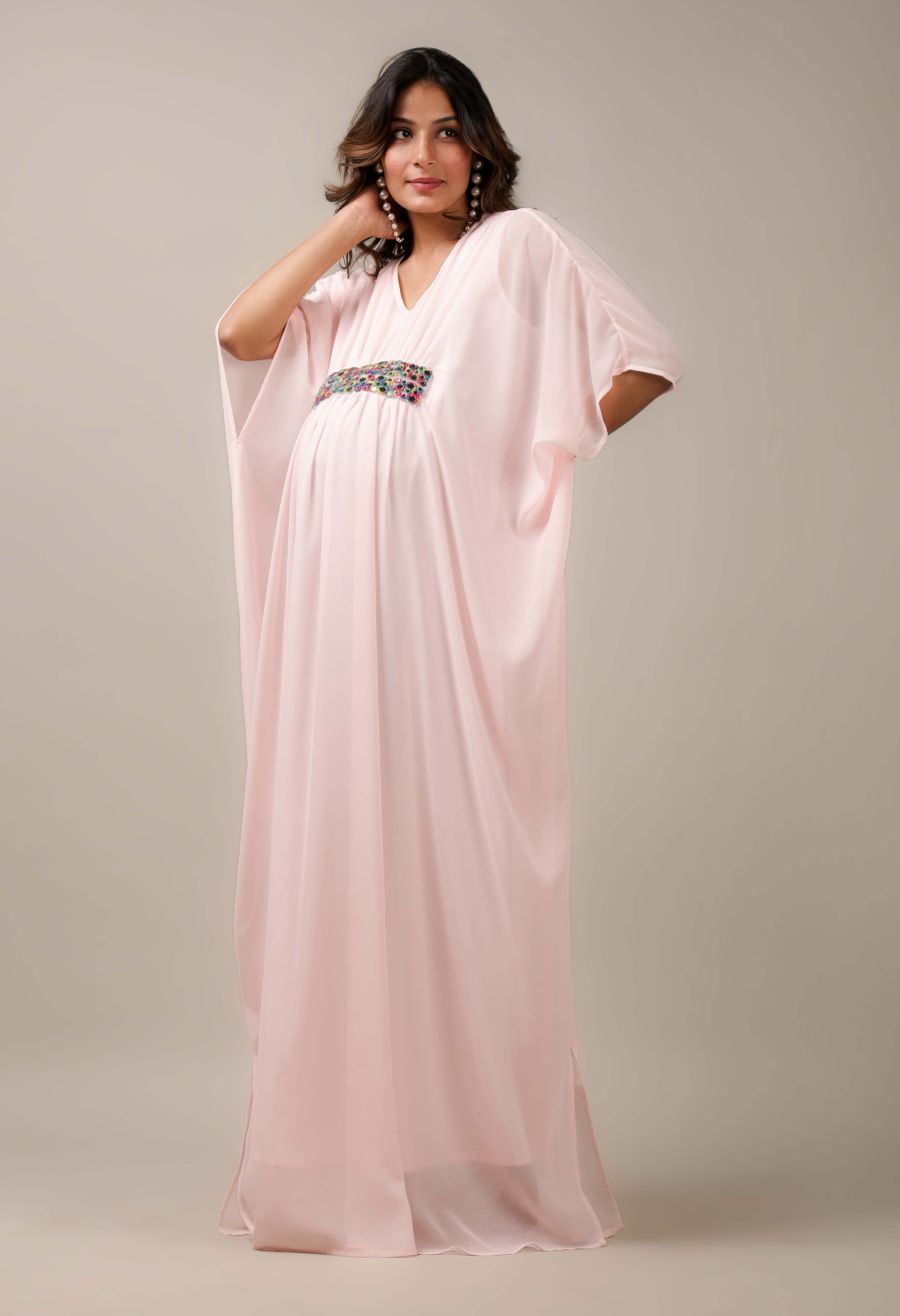 strapless open back dress Luxury Pink Maternity Gown, Pregnant guest, Baby shower Chic Bump Club strapless open back dress Luxury Pink Maternity Gown, Pregnant guest, Baby shower Chic Bump Club