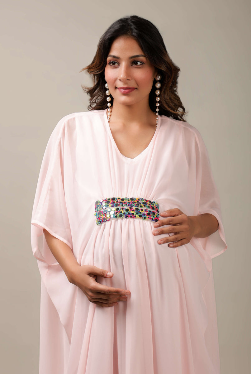 Radiant Kaftan Maternity Dress Maternity Dress for Baby SHower Plum