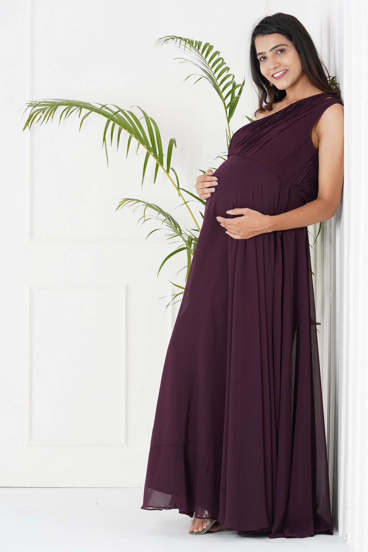 Pregnancy Gowns For Photo Shoot Velvet Gown Baby Shower Dress For Women  Pregnant Woman Neck Maternity Dress Photography R230519 From Nickyoung06,  $17.6 | DHgate.Com