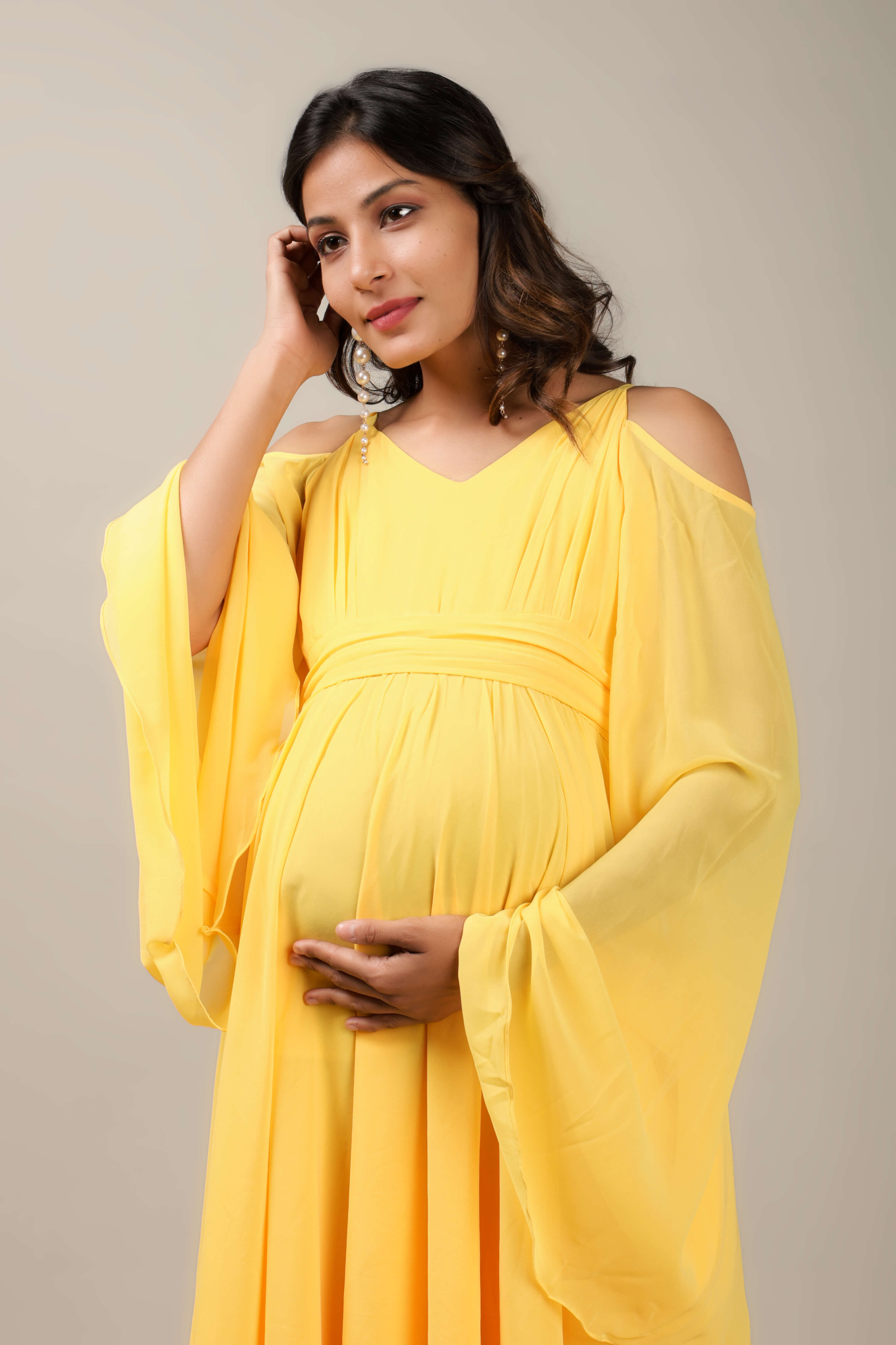 Yellow Baby Shower Dress