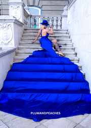 Infinity photoshoot dress blue