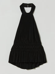 Pleated Backless Top